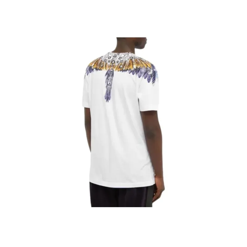 Marcelo Burlon Hawaiian Wings Graphic T shirt-4