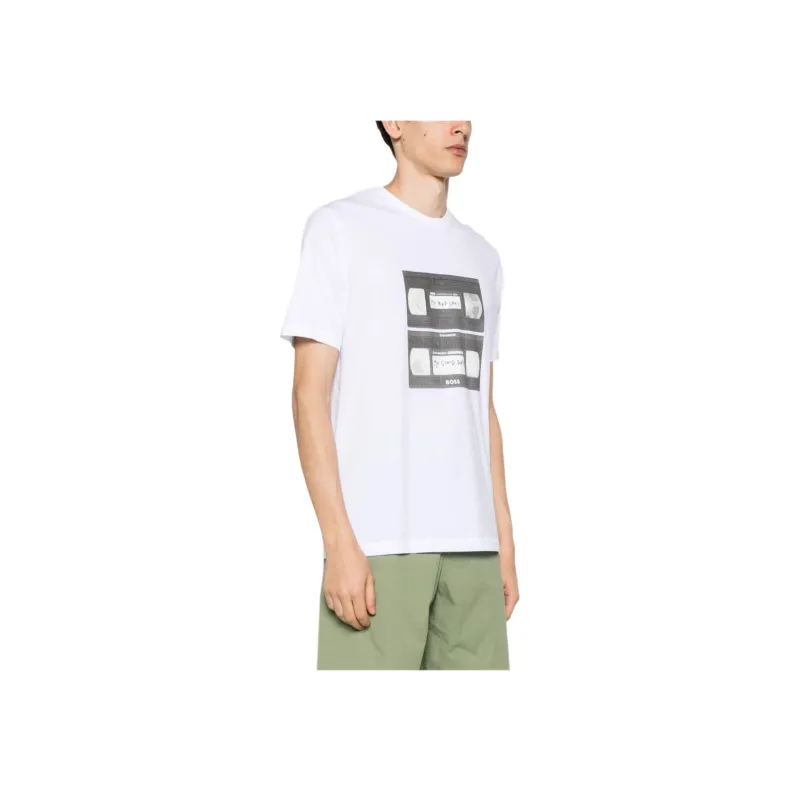 HUGO BOSS Graphic print Cotton T shirt-3