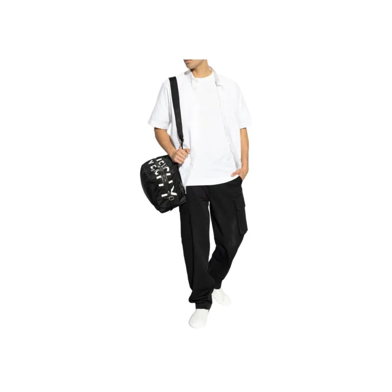 Givenchy Slogan Embroidered Crewneck T Shirt-3
