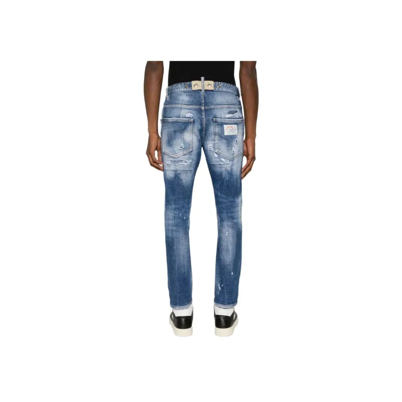 Dsquared2 Ripped Detailed Skinny Jeans-2
