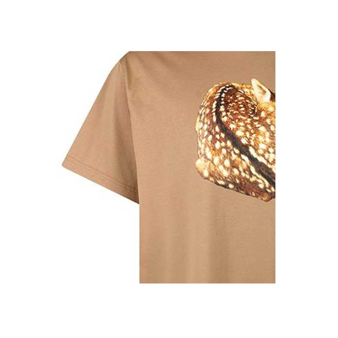 【直営店買付】★Burberry★Deer プリント Tシャツ Burberry Deer Print Oversized T-Shirt - POIZON