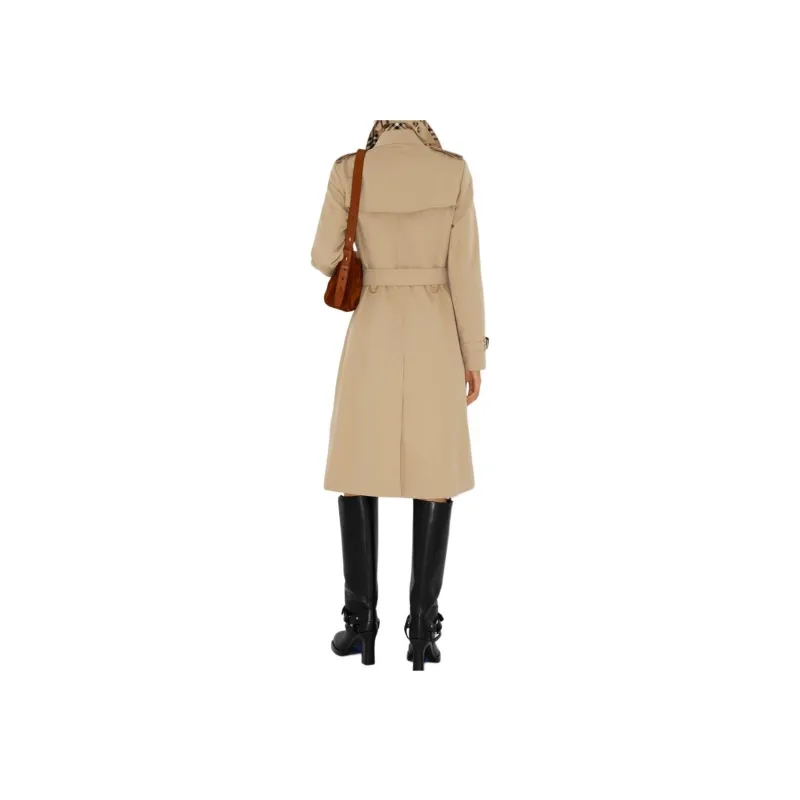 Burberry Short Kensington Heritage Cotton Trench Coat-3