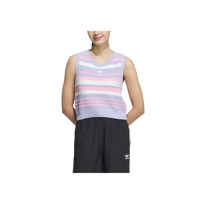 Adidas Originals Tank Tops Women's Light Purple-1