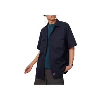 Dickies Shirts Men Dark Marine Blue