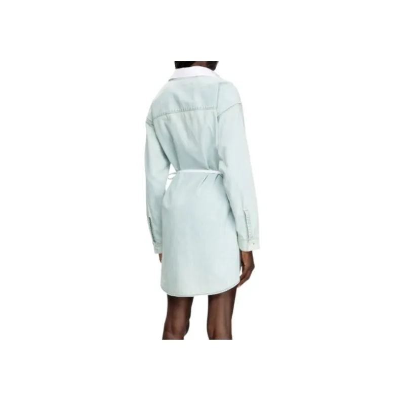 DIESEL D Elphi Den Wrap Shirt Dress-4