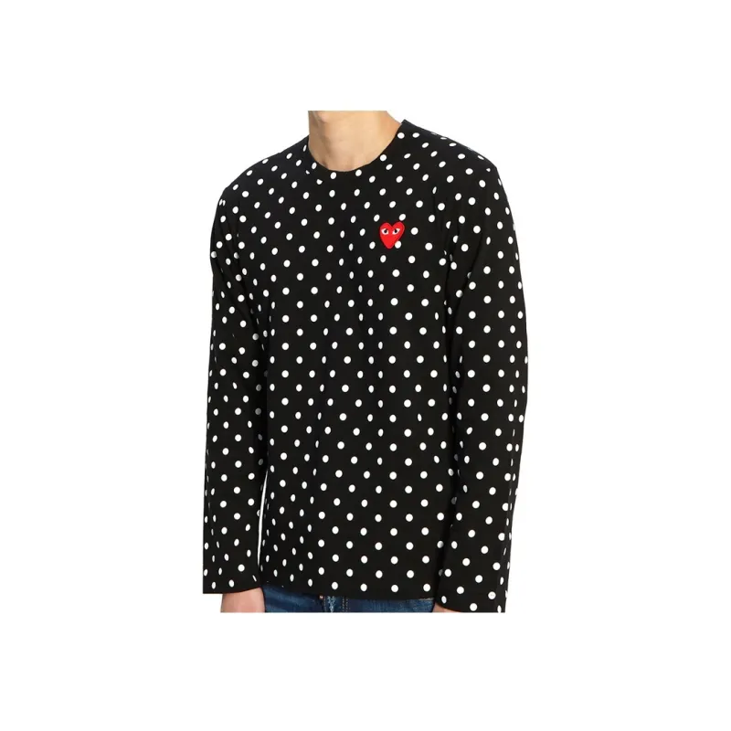 Comme Des Garcons Play Polka Dot L/S T shirt-3
