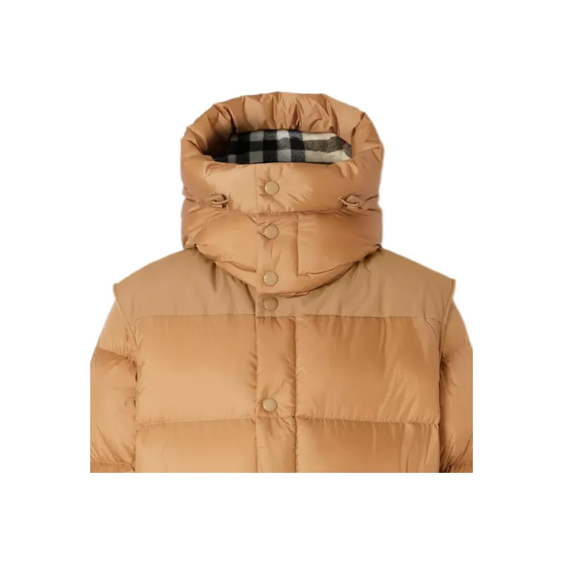 Burberry Detachable Sleeve Hooded Puffer Jacket-5