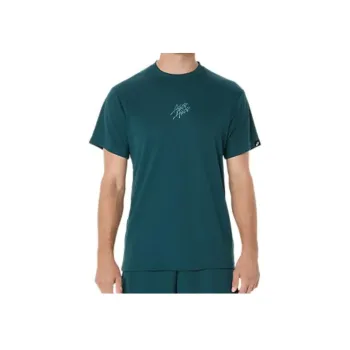 Asics Shirts Men Dark Green