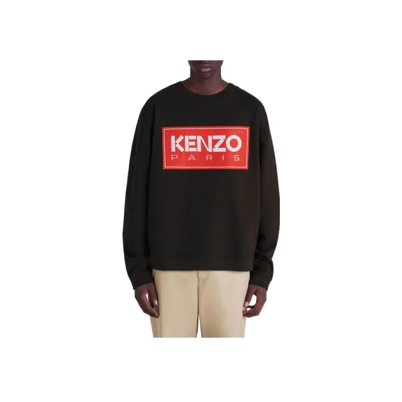 KENZO Logo-patch Crew-neck Sweatshirt-4
