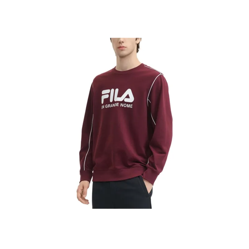 FILA Sweatshirt Men's Tree Port Burgundy-2