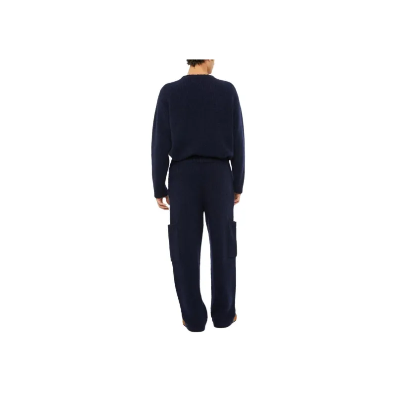 Alanui A Finest Drawstring Knitted Straight Leg Trousers-3