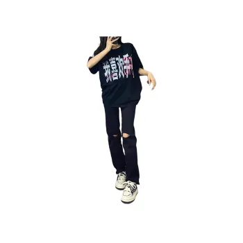 WHELVE Jeans Unisex Black[Distressed Version]