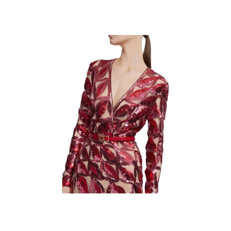 ELIE SAAB Embroidered Tulle Dress-3