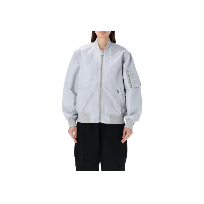Carhartt WIP SS24 W' Otley Bomber Baseball Jacket Women's Silver White-3