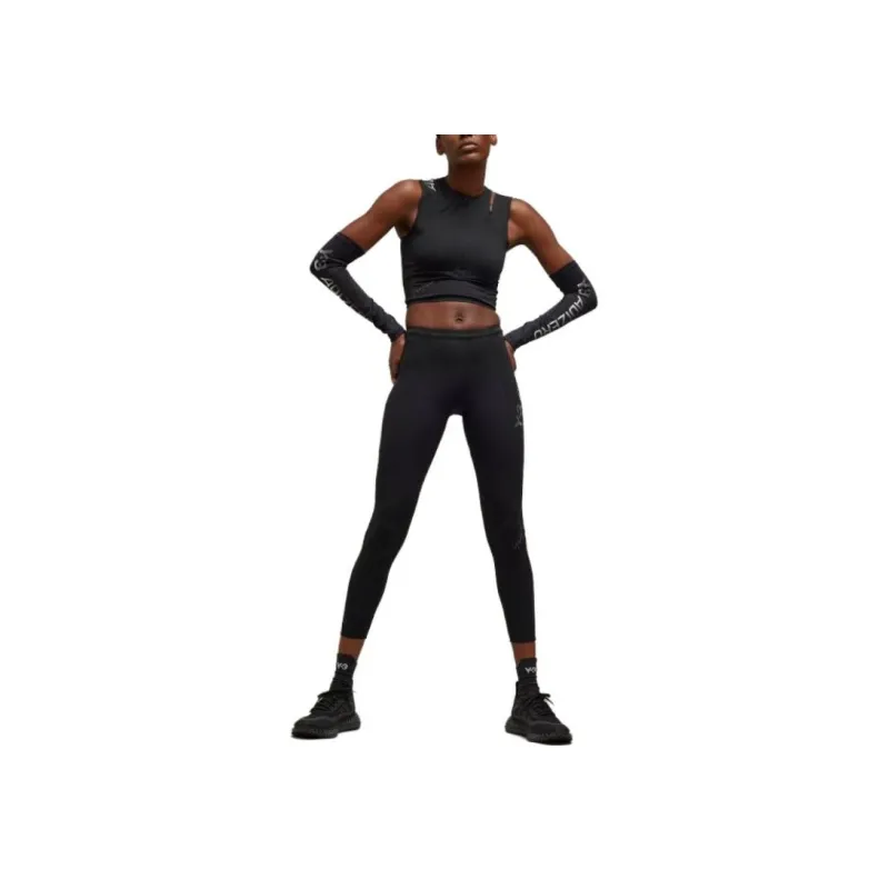 Y 3 Logo print Running Leggings-3