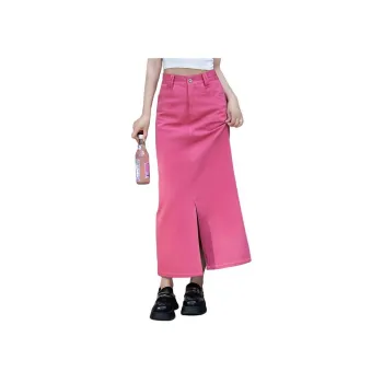 You Cow Me Pants Denim Long Skirts Women's