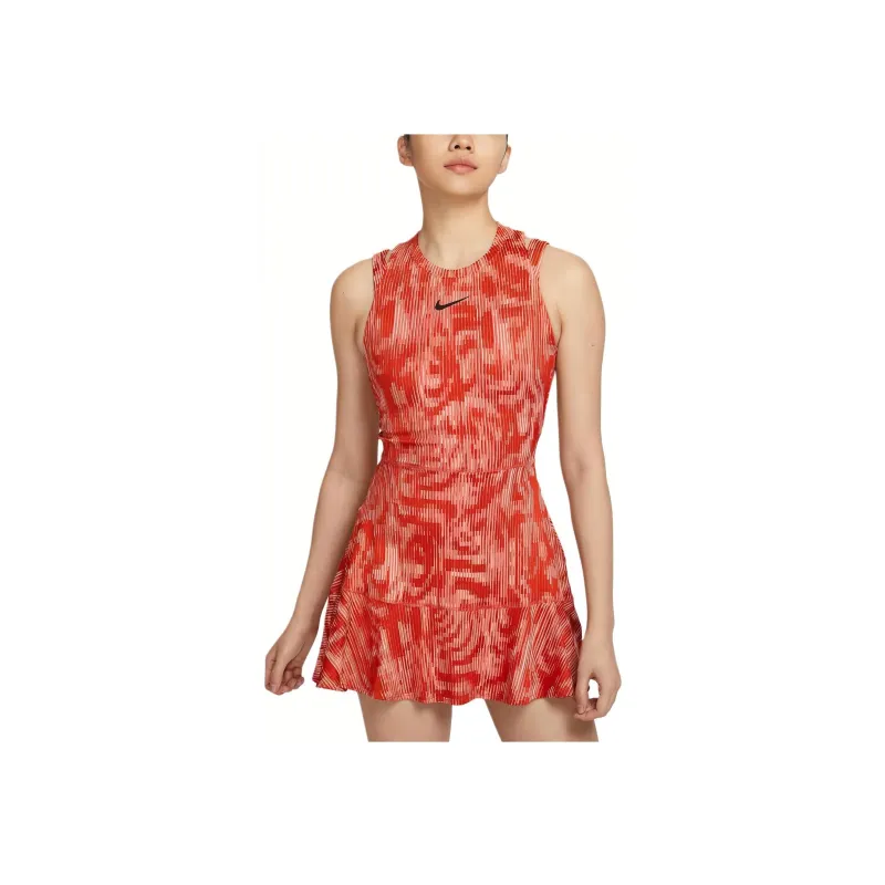 Nike Sleeveless Dress Women's Rusty Red/Black-0