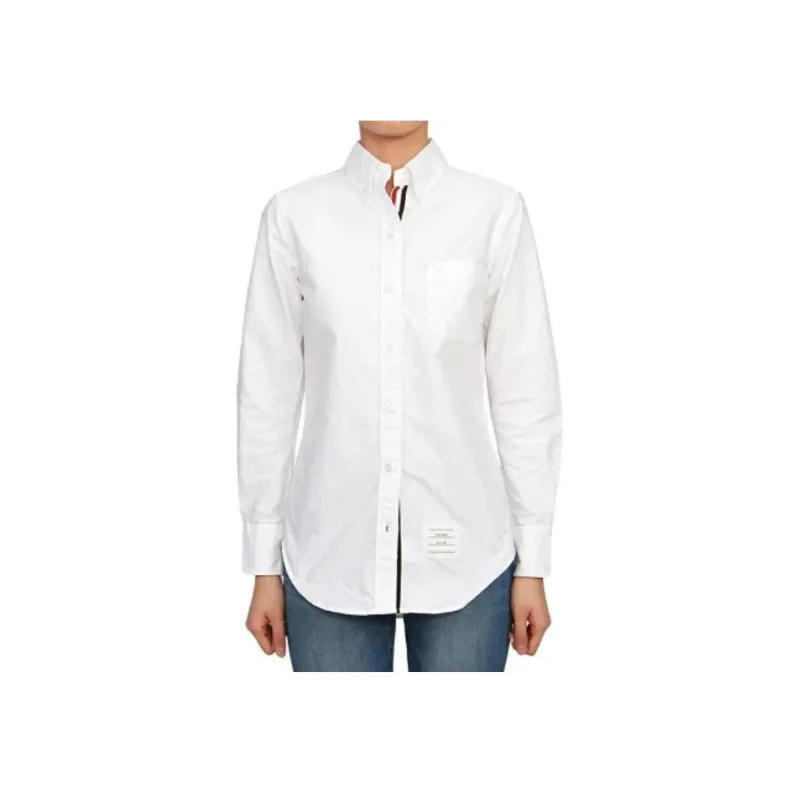 THOM BROWNE Oxford Button-Up Shirt-4