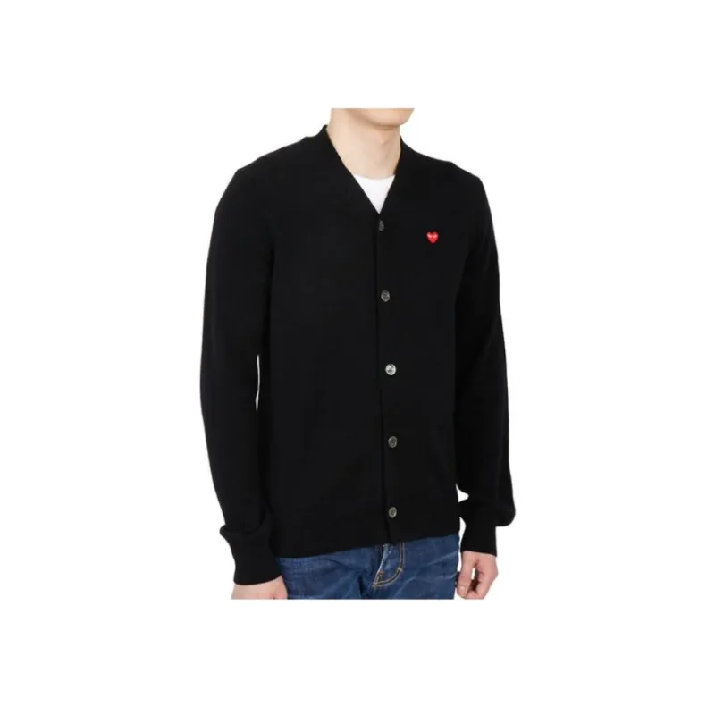 CDG Play Sweaters Men Black-3