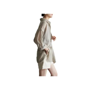 SHALLOW STREAMS Casual Suit Women's Morandi Green