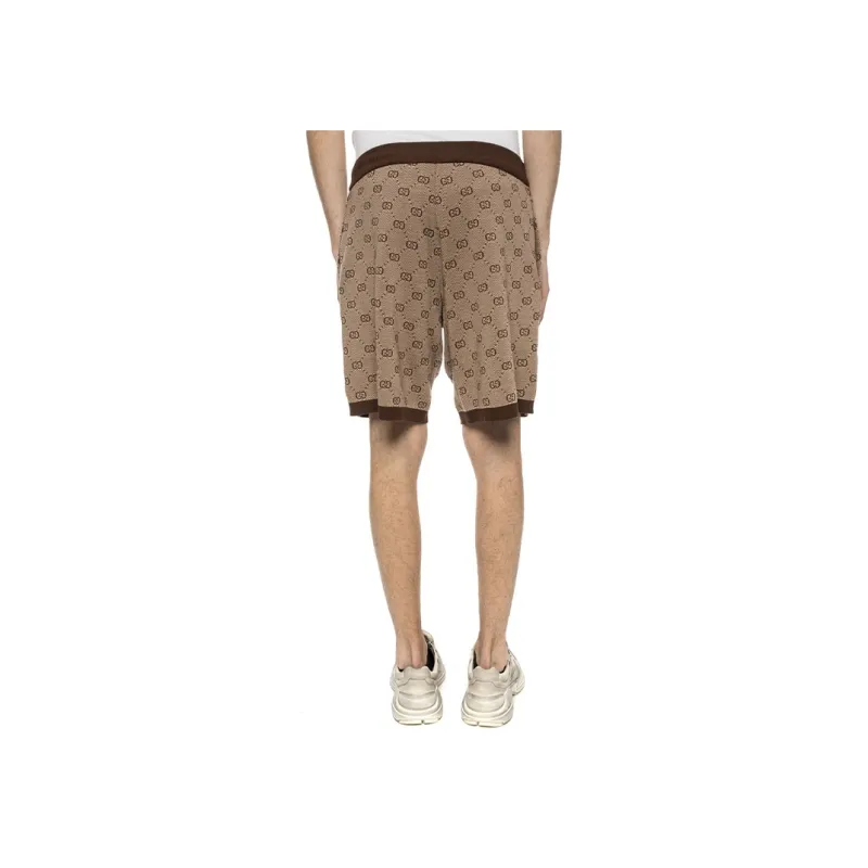 GUCCI Gg Jacquard Knit Shorts-2