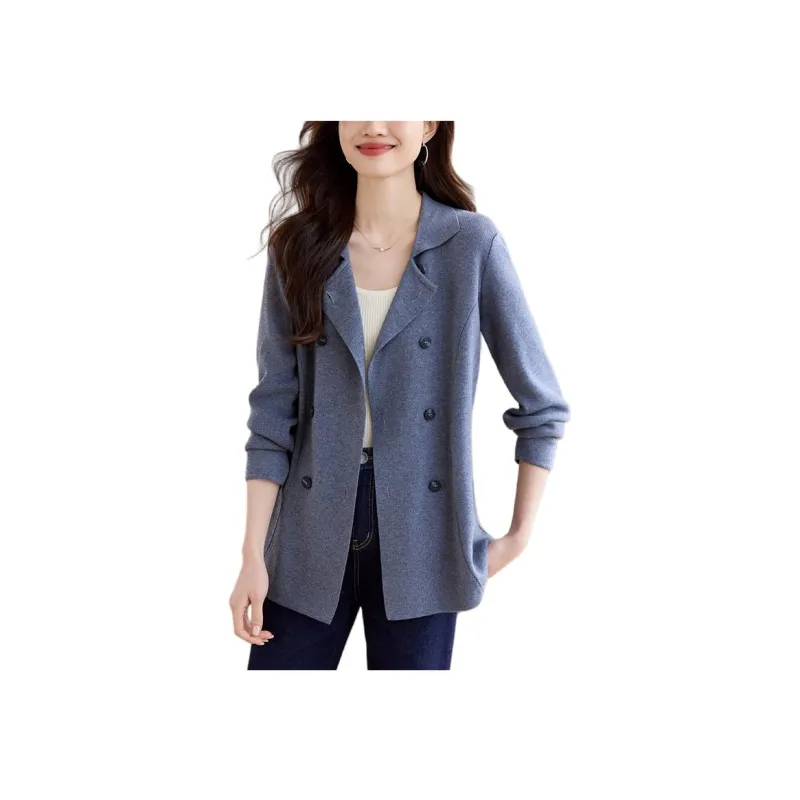 Korean Style Jackets & Coats Women's-7