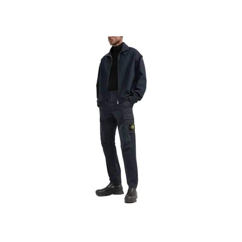 STONE ISLAND Cargo Pants Men Navy Blue-1