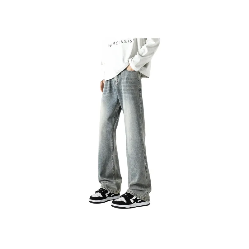 HUANQIU Jeans Unisex-15
