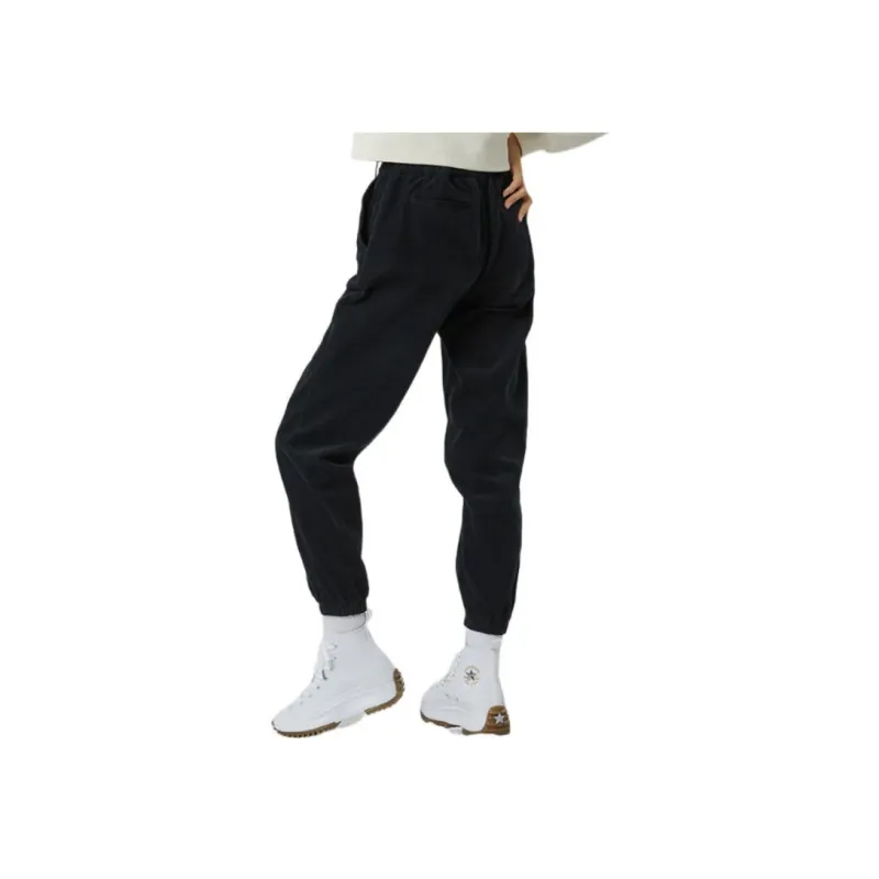 Converse Chuck Taylo Knitted Sports Pants Women's Black-3