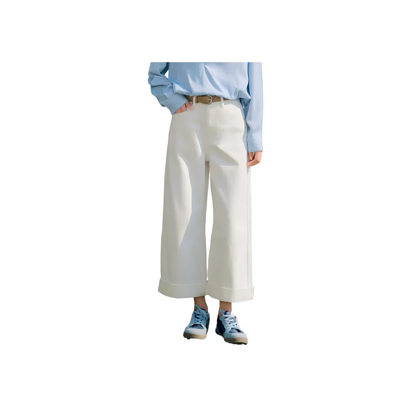 Fragment Jeans Women's Ivory White-1