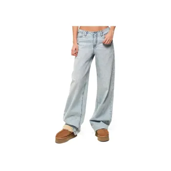DRAGON FACE Jeans Women's Washed Blue