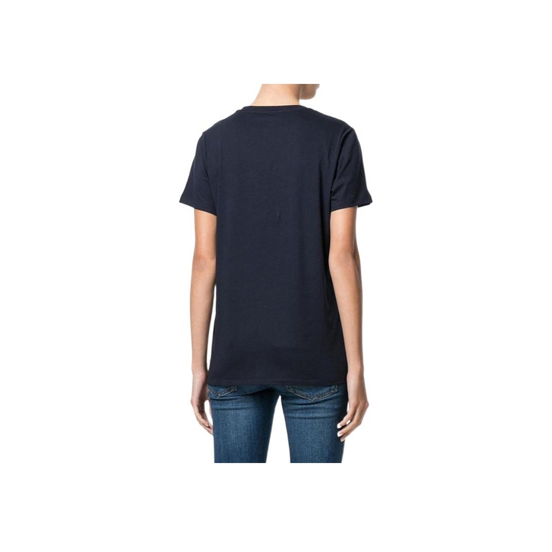 Burberry Regular T-Shirt Women's Sea Blue - POIZON
