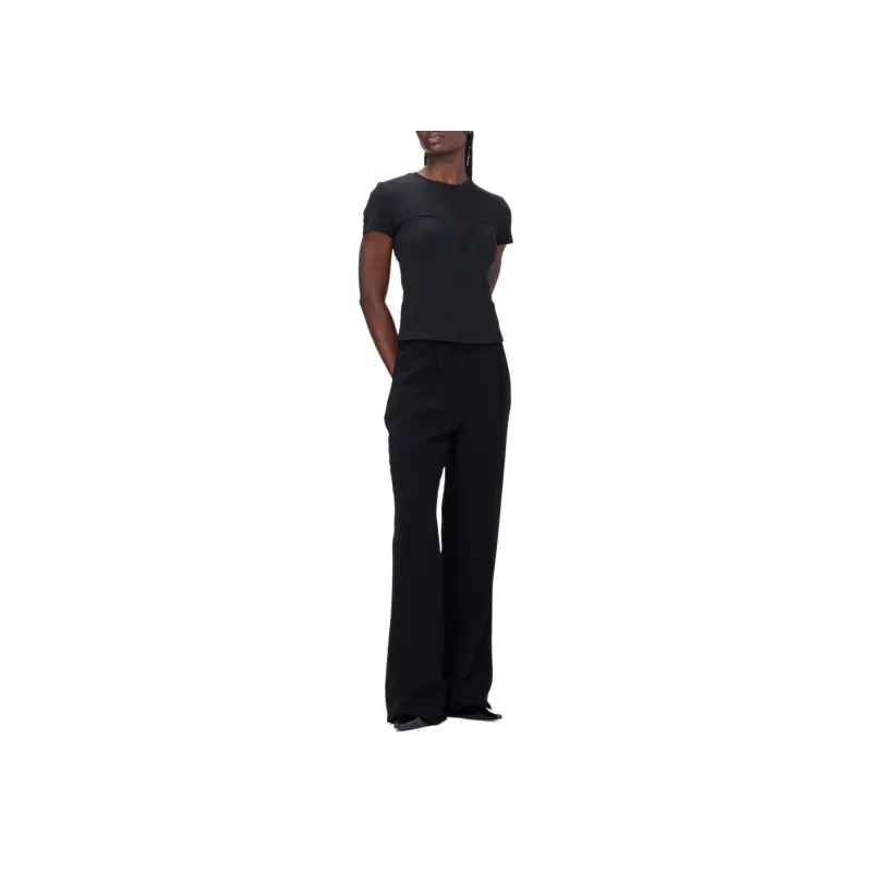 Blumarine Corset Detailed Crewneck T-Shirt-5