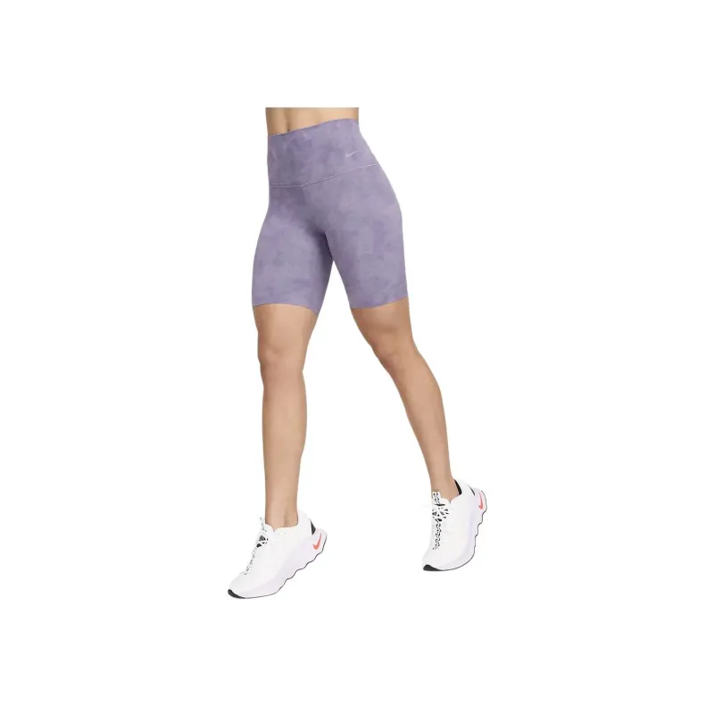 Nike Gentle-Support High-Waisted 8' Biker Shorts Sports Shorts Women's Purple-0