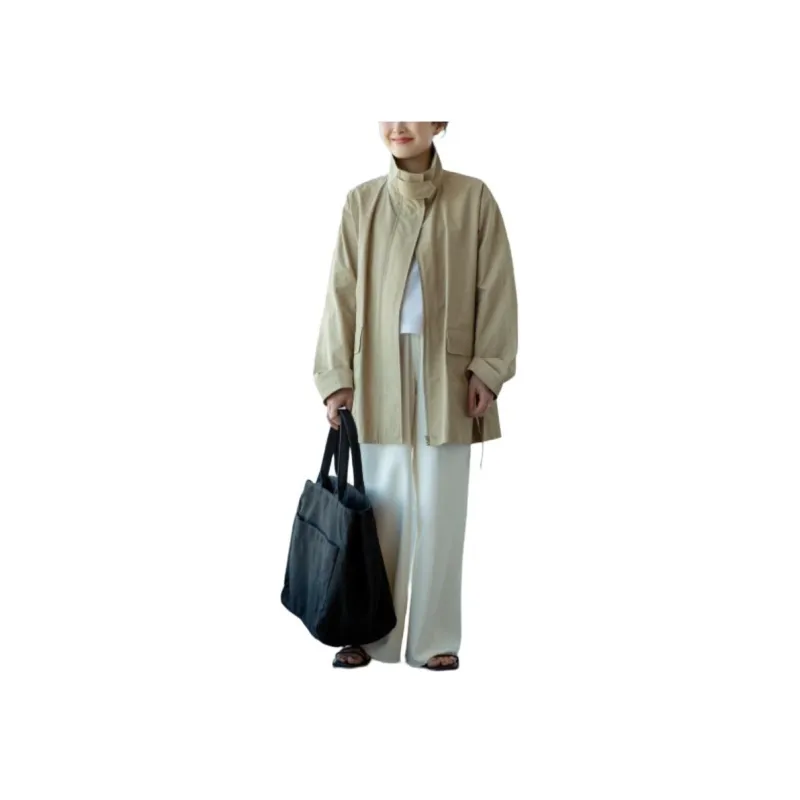 UNIQLO Trench Coat Women's Beige-1