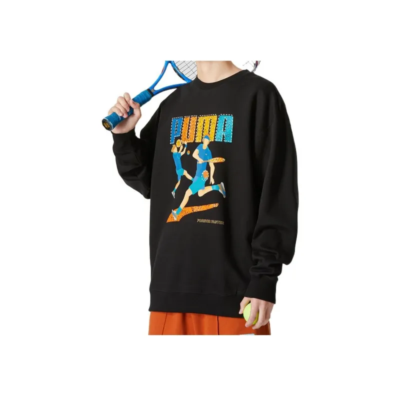 PUMA Sweatshirts Men Black-3