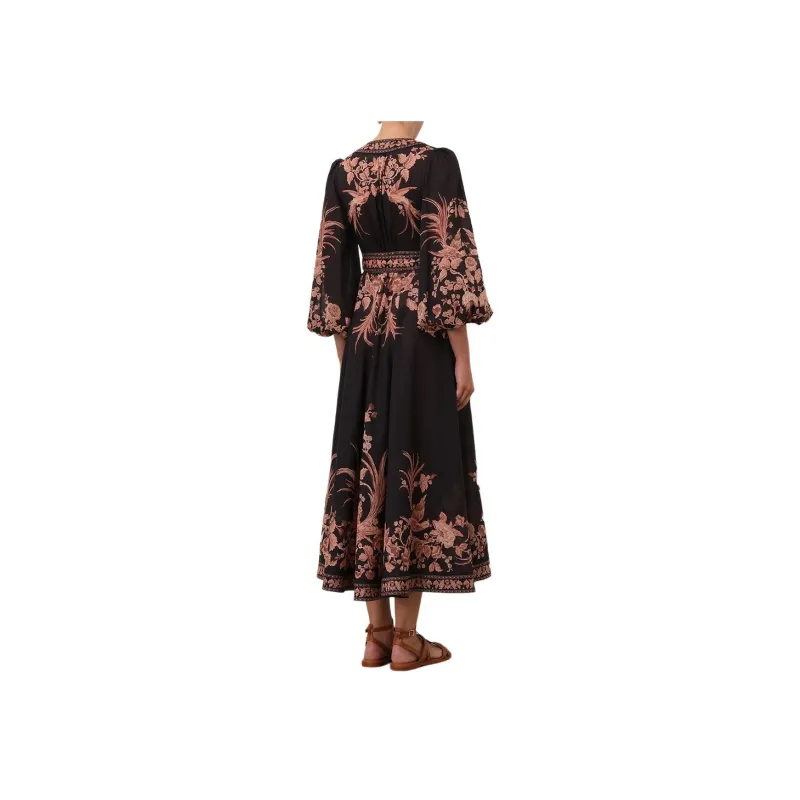 Zimmermann Waverly Wrapped Midi Dress-2