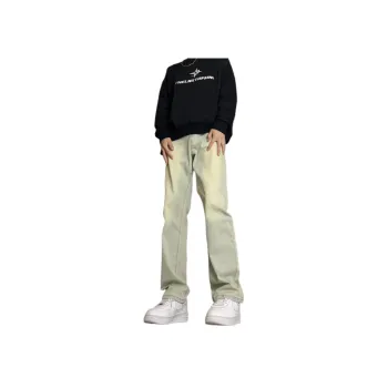 REXSHION Jeans Unisex Yellow Mud