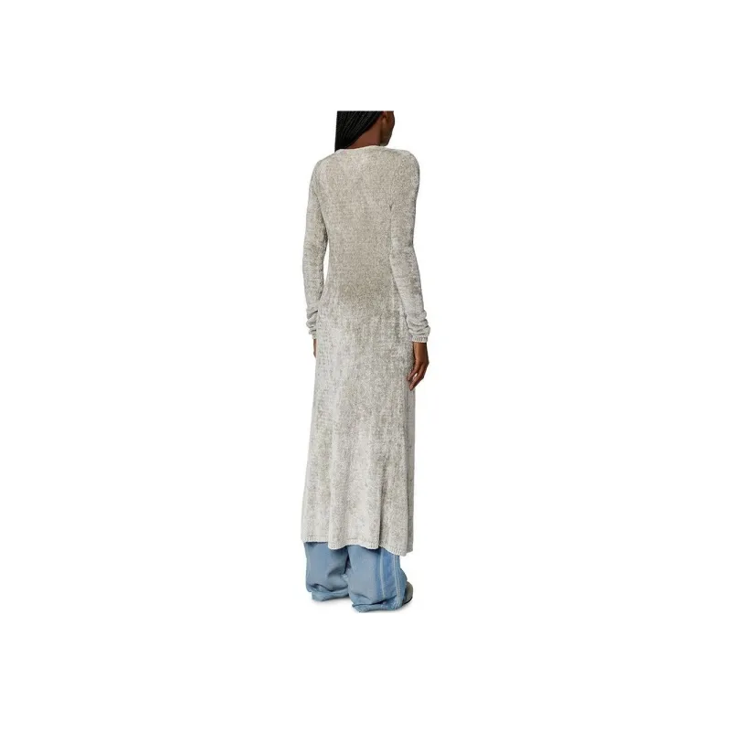 DIESEL M Carol Oval D Logo Plaque Cardigan-1