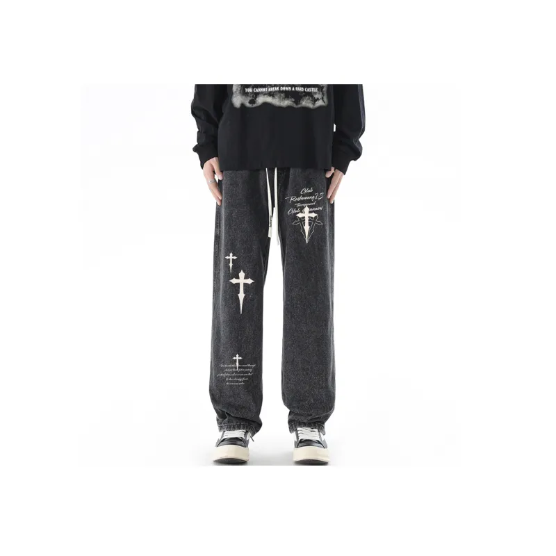 RASHOMONG Jeans Unisex-17
