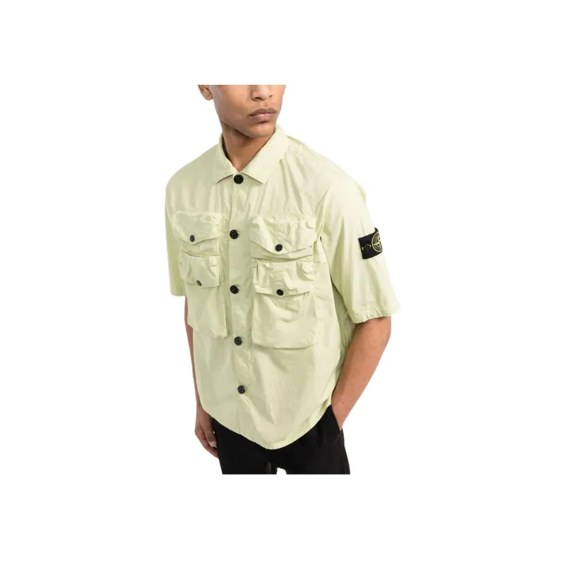 STONE ISLAND Shirts Men White-3