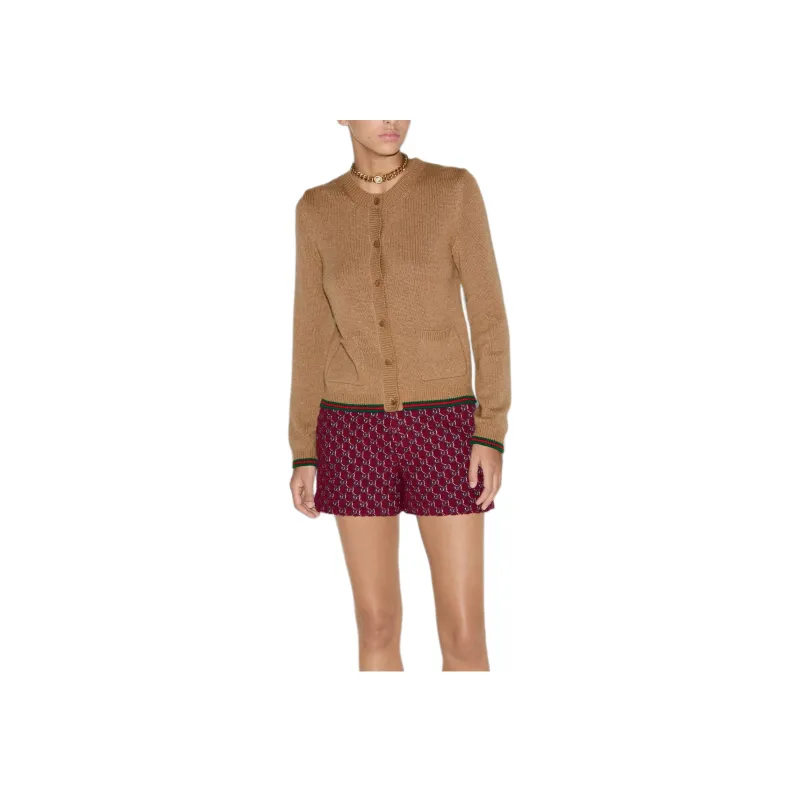 GUCCI Web Detailed Cardigan-2