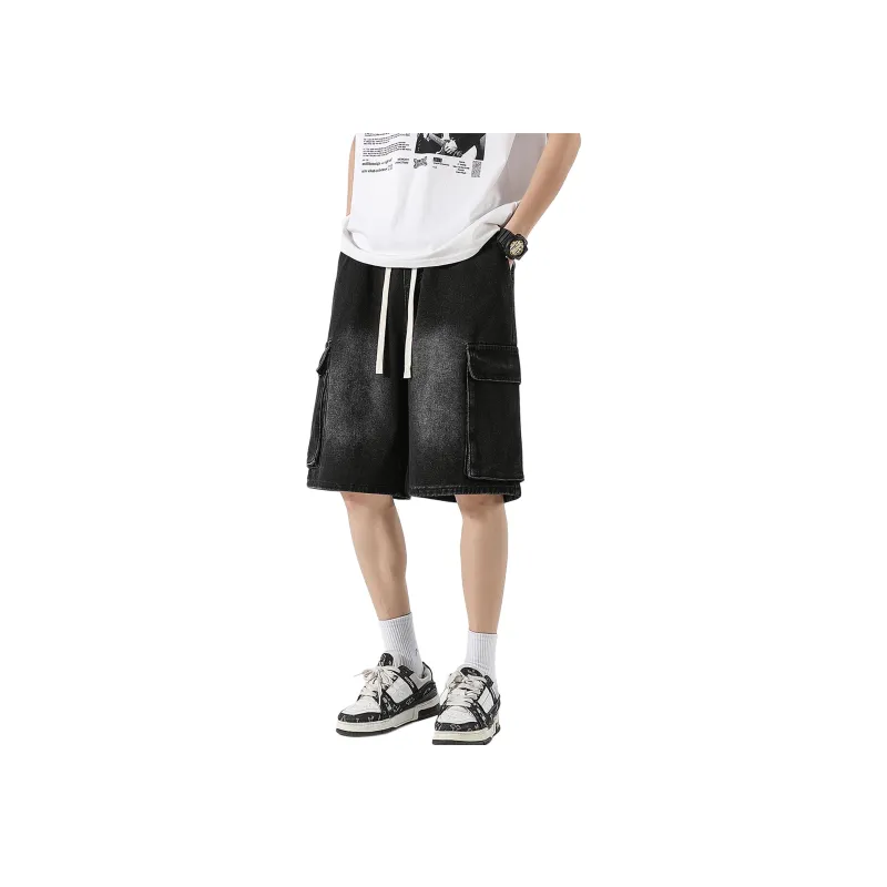 Nuthink Denim Shorts Unisex-0