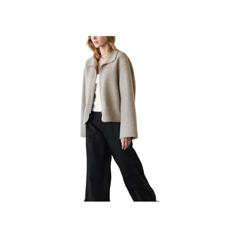 Massimo Dutti Coats Women's Gray-3