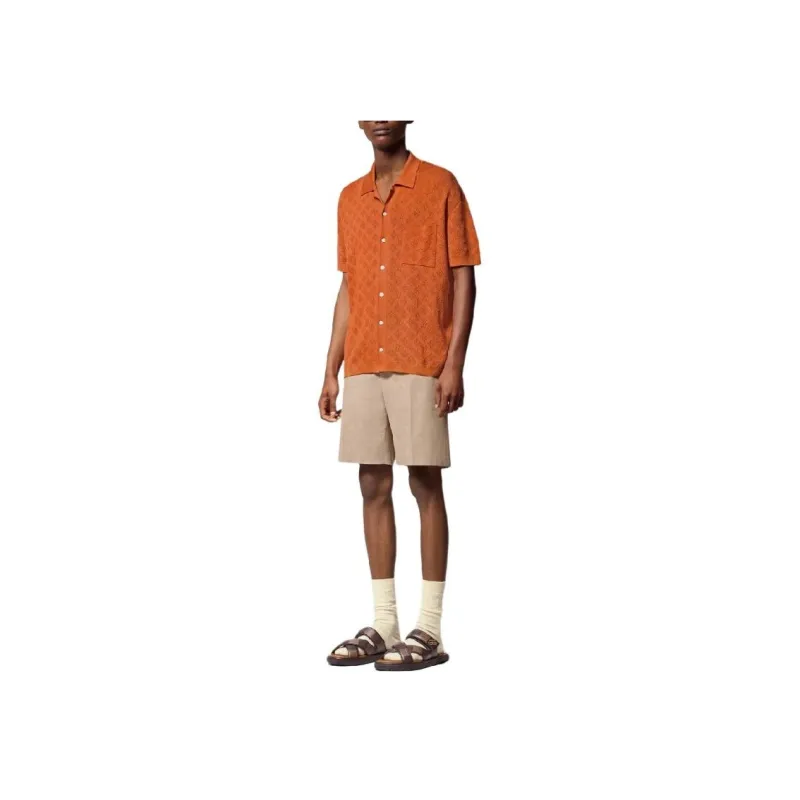 LOUIS VUITTON SS24 Shirt Men's Orange-1