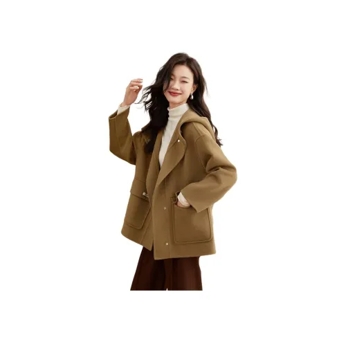 MOHO&MO 웜 카멜 여성 코트