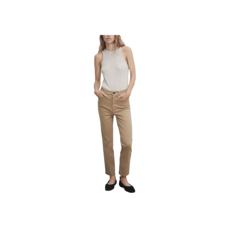 Massimo Dutti Casual Pants Women's Light Brown-2