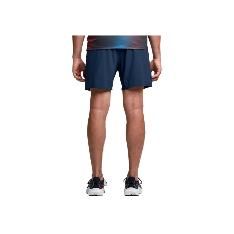 Saucony Outpace Sports Shorts Men's Marine Blue-1