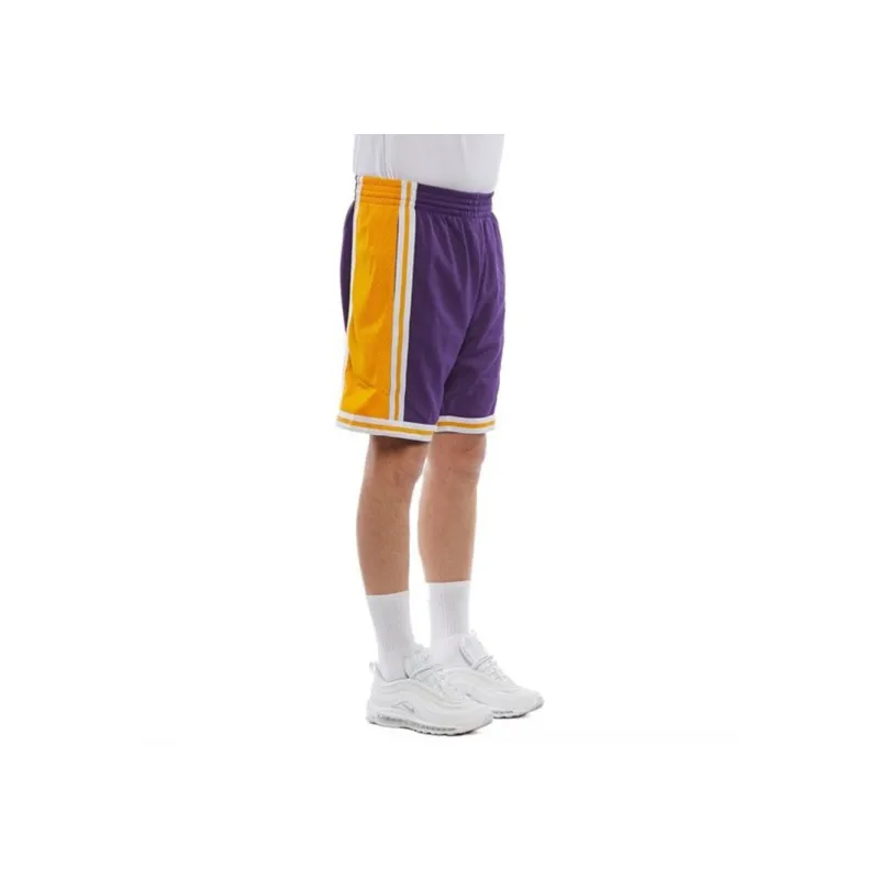 Mitchell & Ness Blue Jersey Pants Men's Purple-2
