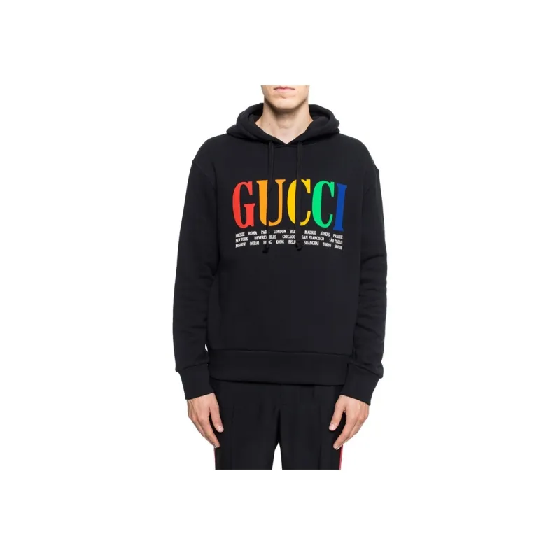 GUCCI Cities Hooded Sweatshirt-1